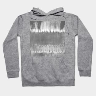 Gray Bold Tie-Dye Stripes Hoodie